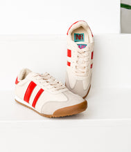 Load image into Gallery viewer, Madrid Sneaker in Beige/Red