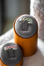 Load image into Gallery viewer, Lucy Infinity Sterling Silver Ring in Emerald