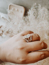 Load image into Gallery viewer, Janece 3PC Champagne Gold Ring Set