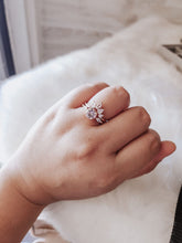 Load image into Gallery viewer, Janet Morganite Rose Gold Ring Set