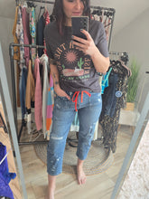 Load image into Gallery viewer, Paint Splattered Jogger Denim