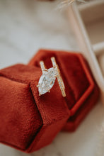 Load image into Gallery viewer, Tanya Marquise Cut Champagne Gold Ring