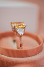 Load image into Gallery viewer, Jeanne Citrine Gem Sterling Silver Ring