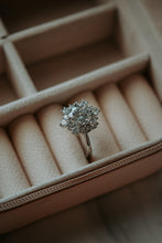 Load image into Gallery viewer, Farah Round Cut Sterling Silver Engagement Ring