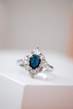 Load image into Gallery viewer, Yesha Sapphire Sterling Silver Ring