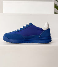 Load image into Gallery viewer, Tokyo Dual Stripe Sneakers in Blue