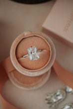 Load image into Gallery viewer, Katrina Radiant Cut Sterling Silver Ring