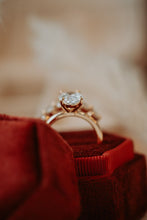 Load image into Gallery viewer, Estelle 2PC Champagne Gold Ring Set