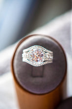 Load image into Gallery viewer, Caroline Round Cut Sterling Silver Ring
