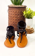 Load image into Gallery viewer, Willow Sandal in Black