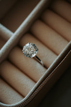 Load image into Gallery viewer, Whitney Round Cut Solitaire Sterling Silver Ring