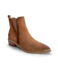 Load image into Gallery viewer, Wylie Suede Ankle Boot in Tan