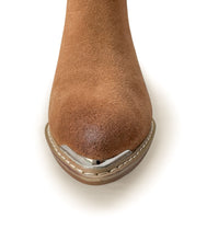 Load image into Gallery viewer, Wylie Suede Ankle Boot in Tan