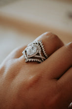 Load image into Gallery viewer, Zaria 3-PC Sterling Silver Ring Set