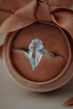 Load image into Gallery viewer, Seraphina Pear Cut Silver Ring