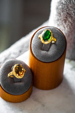 Load image into Gallery viewer, Sophia Tiger Eye Oval Cut Gold Ring