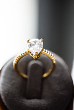 Load image into Gallery viewer, Penelope Pear Cut Gold Ring
