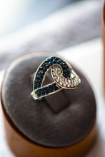 Load image into Gallery viewer, Eva Sapphire Infinity Sterling Silver Ring