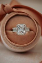 Load image into Gallery viewer, Eira Cushion Cut Silver Ring