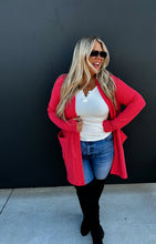 Load image into Gallery viewer, PREORDER: Winter Reese Ribbed Cardigan in Four Colors