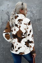 Load image into Gallery viewer, Quarter-Zip Long Sleeve Teddy Sweatshirt