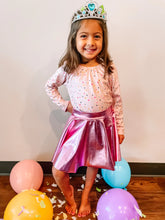 Load image into Gallery viewer, Pink Lady | Girl's Metallic Skort