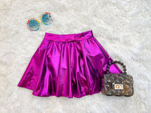 Load image into Gallery viewer, Athena | Girl's Metallic Skort {Various Colors}