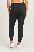 Load image into Gallery viewer, Mono B Red Laser-Cut Highwaist Leggings
