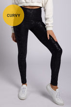Load image into Gallery viewer, Crackle Glaze Foil Highwaist Leggings