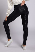 Load image into Gallery viewer, Crackle Glaze Foil Highwaist Leggings