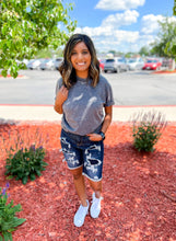 Load image into Gallery viewer, Swipe Left | Vintage Mineral Wash Boyfriend Tee | {various colors}