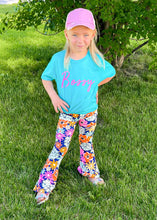 Load image into Gallery viewer, Mirabel | Girl's Floral Butter Soft Flares