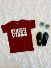 Load image into Gallery viewer, GAME DAY VIBES | Unisex Youth Graphic Tee { Various Colors }