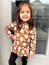 Load image into Gallery viewer, Warm & Toasty | Girl's Long Sleeve Peplum Top