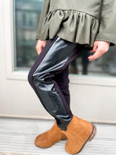 Load image into Gallery viewer, Sassy & Classy | Kids Butter Leggings W/ Pleather Sides