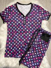 Load image into Gallery viewer, PREORDER: Short Sleeve Pajama Set in Polka Dot