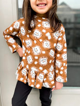 Load image into Gallery viewer, Warm & Toasty | Girl's Long Sleeve Peplum Top