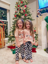 Load image into Gallery viewer, Kids' | Talladega Bizzy Butter Checker Drawstring Joggers