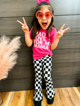 Load image into Gallery viewer, Meet Me At The Finish Line | Kids Checkered Flares