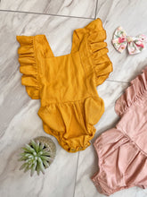 Load image into Gallery viewer, You Are My Sunshine | Ruffle Sleeve Romper { 2 Colors }