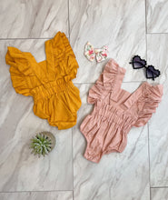 Load image into Gallery viewer, You Are My Sunshine | Ruffle Sleeve Romper { 2 Colors }