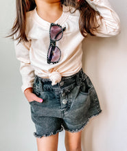 Load image into Gallery viewer, Vintage Like Vinyl PEACH BLOSSOM | Kids Mineral Wash Boyfriend Tee
