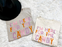 Load image into Gallery viewer, I'm Here For The Candy | Kid's Graphic Tee