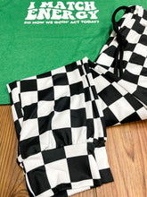 Load image into Gallery viewer, Kids' | Talladega Bizzy Butter Checker Drawstring Joggers