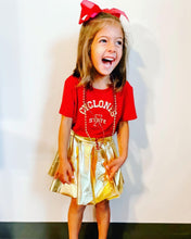 Load image into Gallery viewer, Athena | Girl's Metallic Skort {Various Colors}
