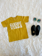 Load image into Gallery viewer, GAME DAY VIBES | Unisex Youth Graphic Tee { Various Colors }