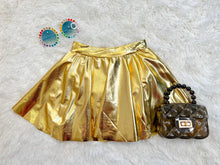 Load image into Gallery viewer, Athena | Girl's Metallic Skort {Various Colors}