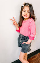 Load image into Gallery viewer, Vintage Like Vinyl CRANBERRY | Kids Mineral Wash Boyfriend Tee