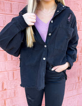 Load image into Gallery viewer, Adore You More | Women's Distressed Denim Jacket { Various Colors }