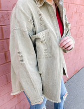 Load image into Gallery viewer, Adore You More | Women's Distressed Denim Jacket { Various Colors }